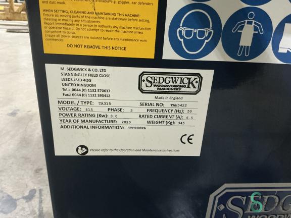 Sedgwick TA 315 HOU10.261 15 17752