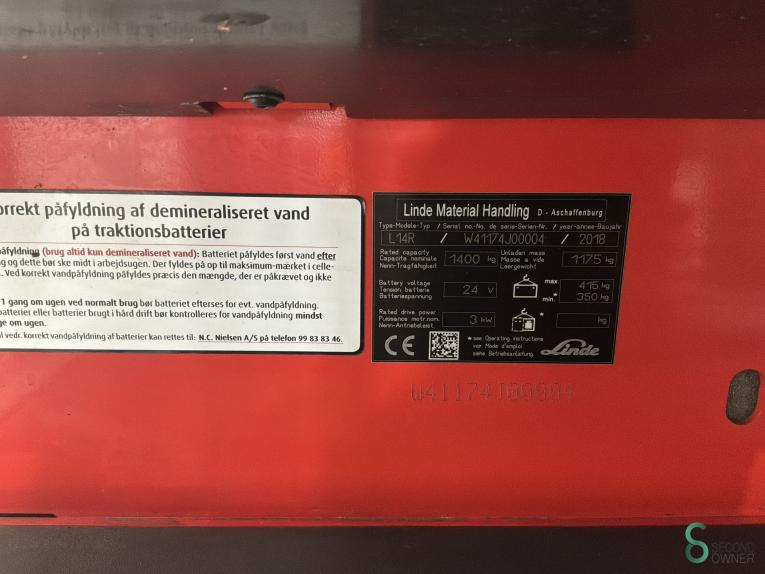 Linde L14R (1173) WKH11.937 46 19983