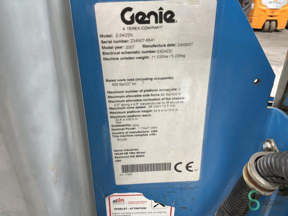 Genie Z-34/22N BOU12.209 9 20336