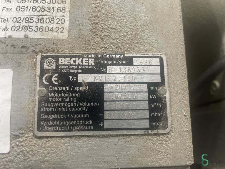 Becker KVT 2.100 HOU.2575 22 12372