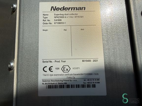 Nederman NFKZ 3000 4+1 HJ/XT15 ST1 HOU10.243 7 17931