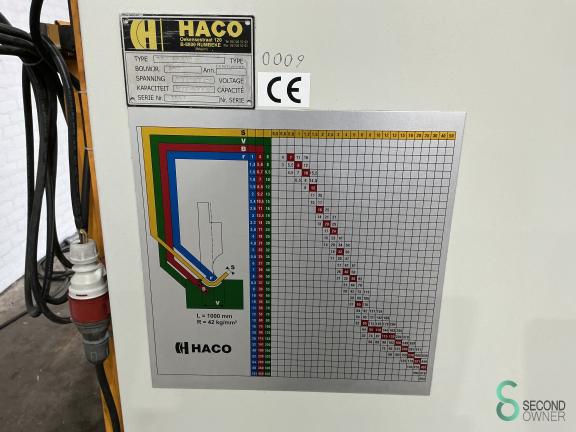 HACO PPM 36100, 3600mm x 100t MET10.049 12 17497