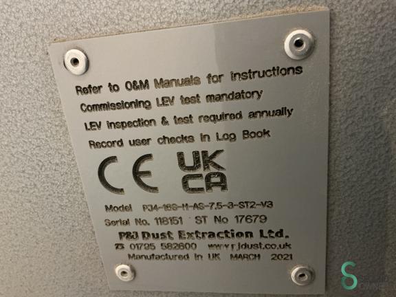 P&J Dust Extraction P&J Dust Extraction HOU10.400 8 17933