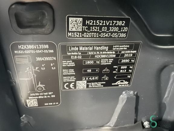 Linde E 18 WKH12.275 10 20418