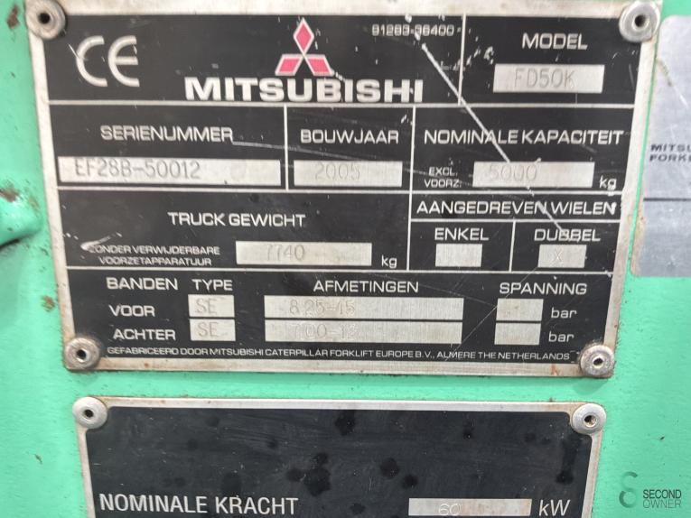 Mitsubishi FD50K WKH11.732 47 19701