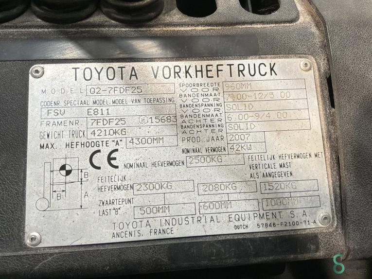 Toyota 02-7FDF25 WKH10.919 45 18675