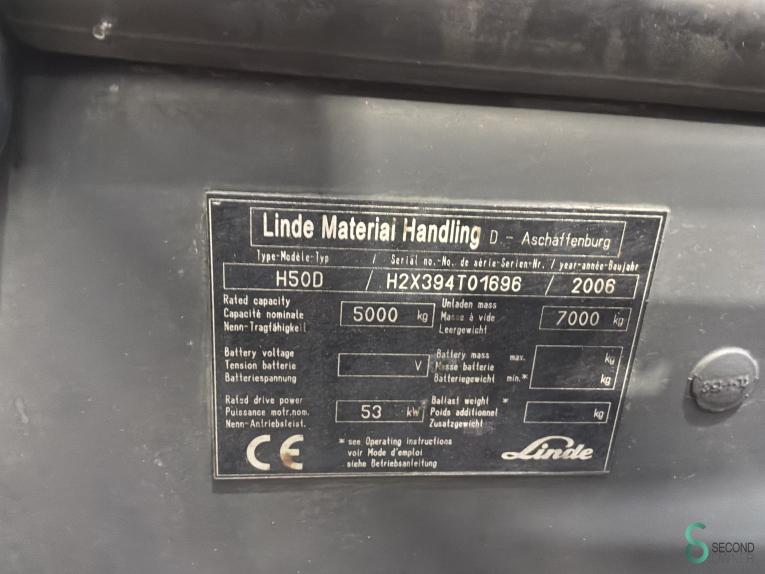Linde H 50 D (394) WKH11.275 45 19102