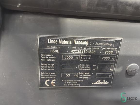 Linde H 50 D (394) WKH11.275 9 19102