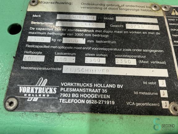 Mitsubishi FD 25 T WKH8.402 17 15281