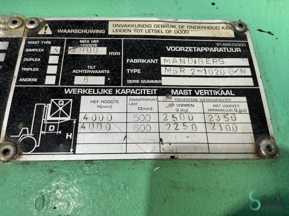 Mitsubishi FD 25 T WKH8.402 11 15281