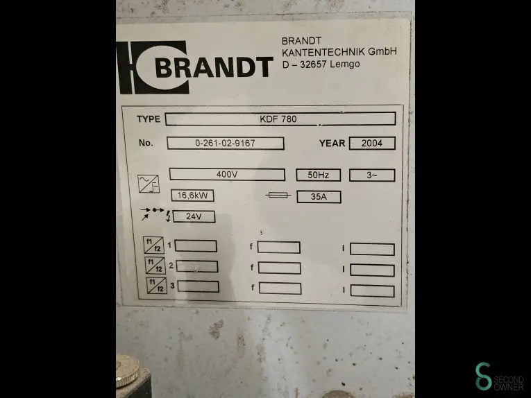 Brandt KDF 780 HOU10.662 29 18255