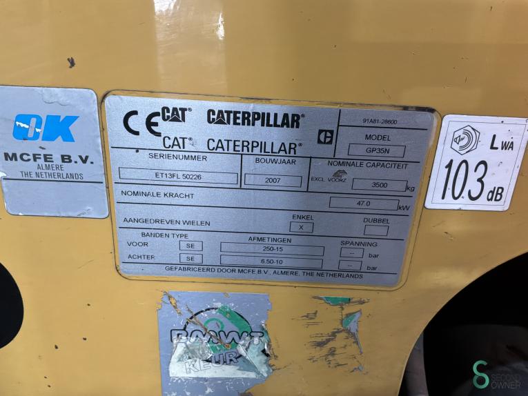 Caterpillar GP35N WKH11.834 48 19839