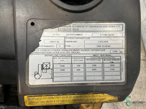 Caterpillar GP35N WKH11.834 15 19839