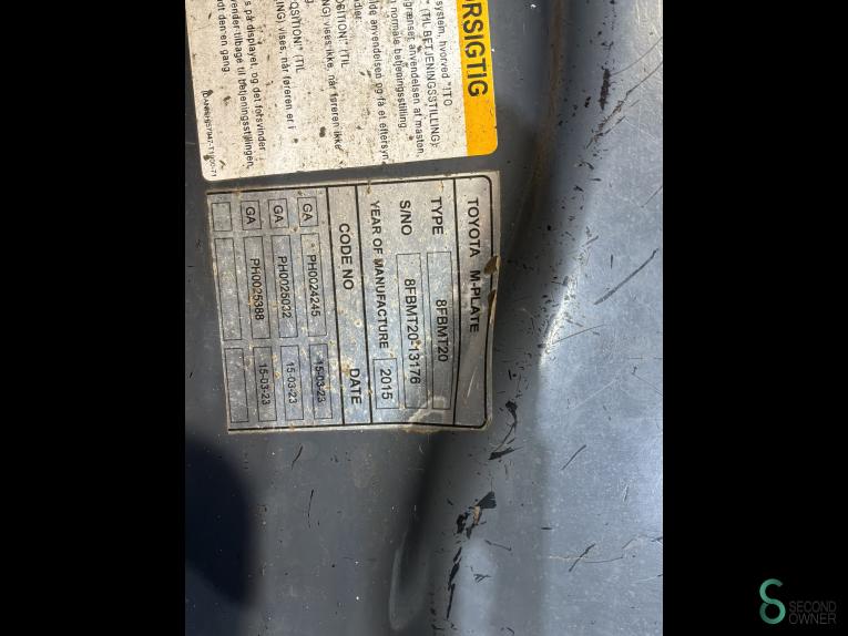 Toyota 8 FBMT 20 WKH12.000 46 20053