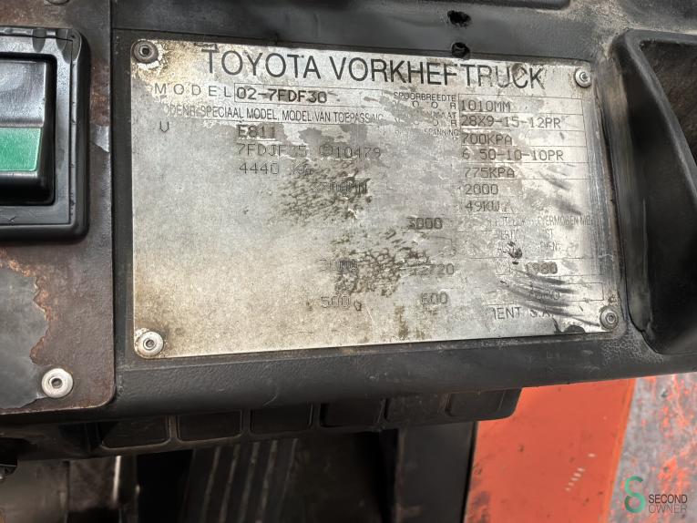 Toyota 02-7 FDF 30 WKH11.454 42 19334