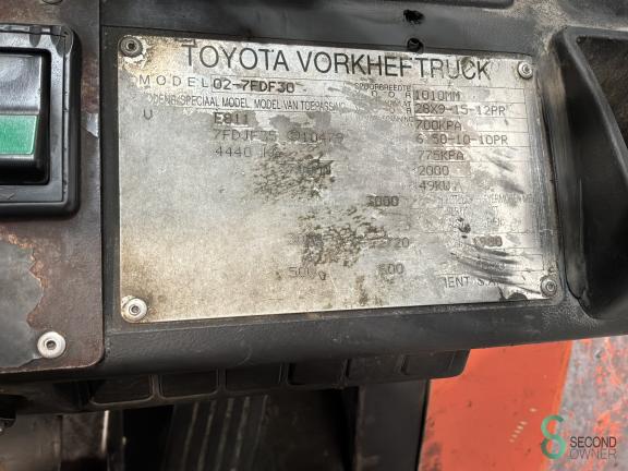 Toyota 02-7 FDF 30 WKH11.454 8 19334