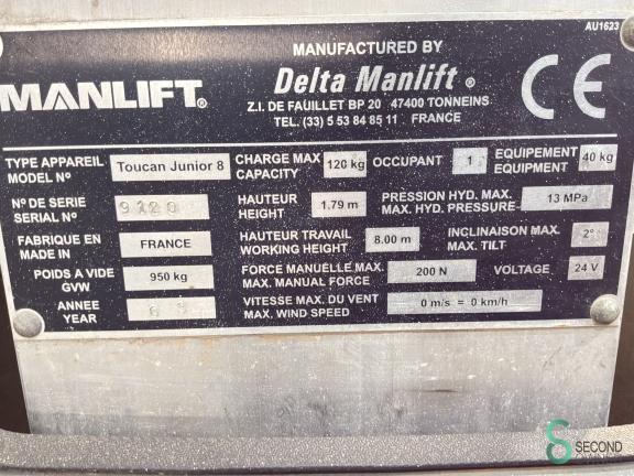 Manlift Toucan Junior 8 BOU8.547 6 15492