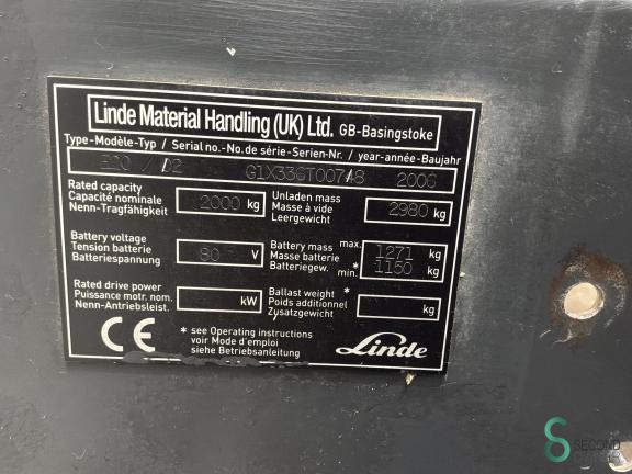 Linde E 20 WKH12.206 10 20333