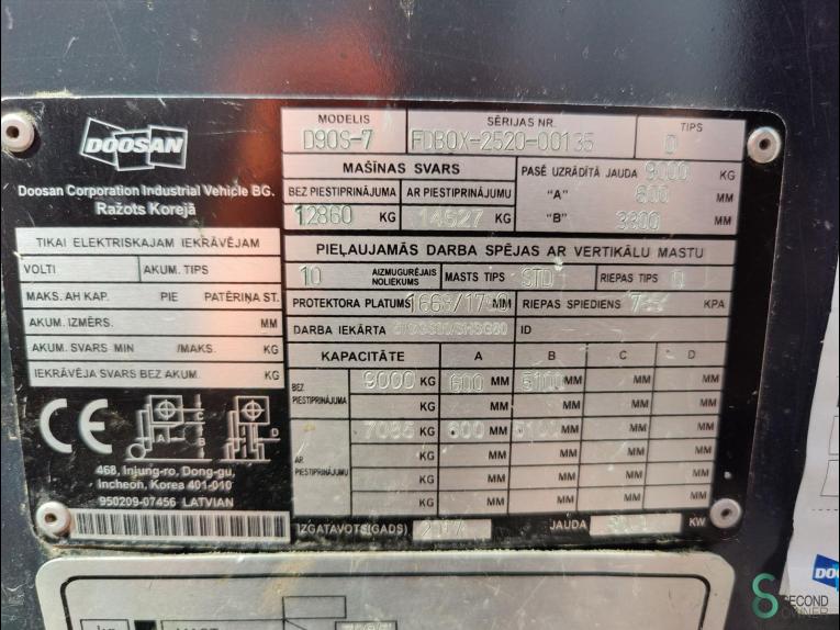 Doosan D90S-7 WKH9.416 86 16723