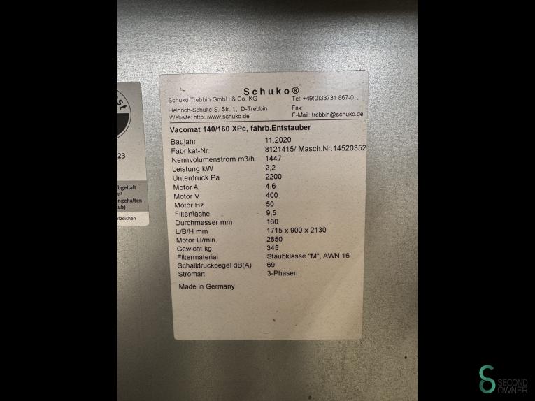 Schuko Vacomat 140/160 XPe HOU9.567 11 16915