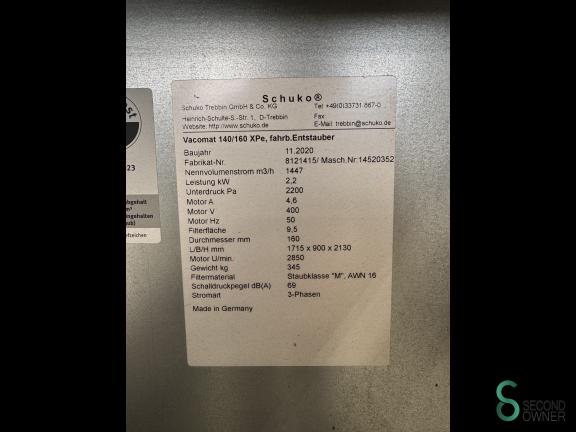 Schuko Vacomat 140/160 XPe HOU9.567 3 16915