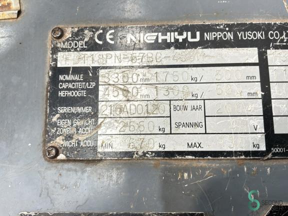 Nichiyu FBT18P WKH10.963 9 18730