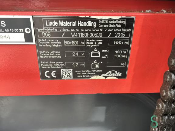 Linde D06 WKH11.909 9 19961
