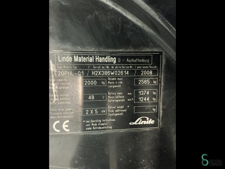 Linde E20PHL EVO WKH10.530 52 18095