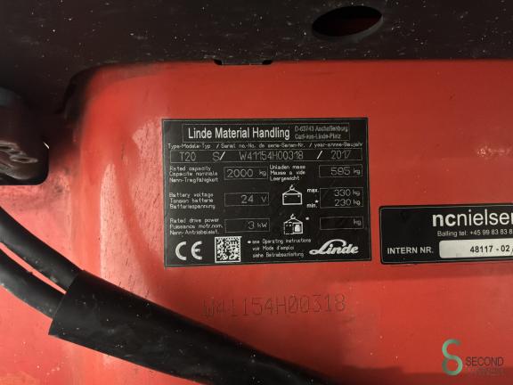 Linde T 20 S (1154) WKH11.942 8 19993