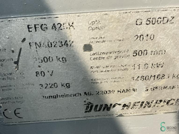 Jungheinrich EFG 425 WKH10.615 45 18201