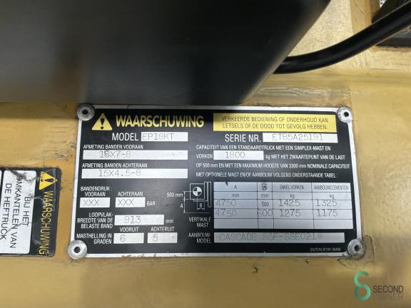 Caterpillar EP18K WKH12.302 14 20445