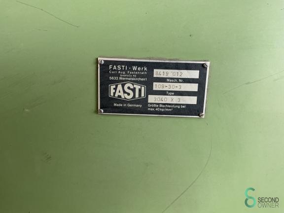 Fasti 109-30-3, 3040x3mm MET10.107 11 17568