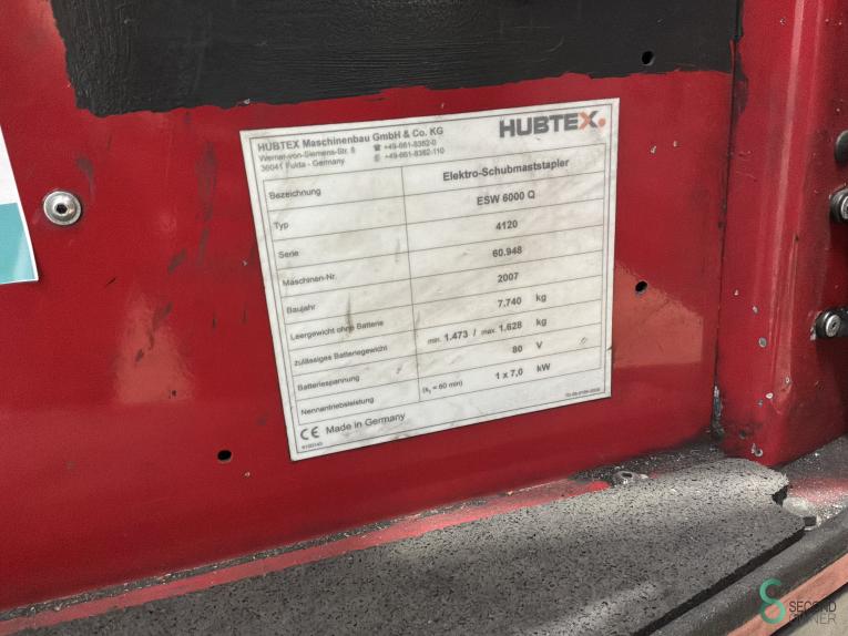 Hubtex ESW 6000 Q WKH11.296 44 19123