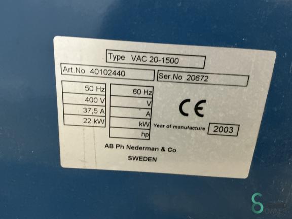 Nederman VAC 20-1500 REC11.620 9 19559