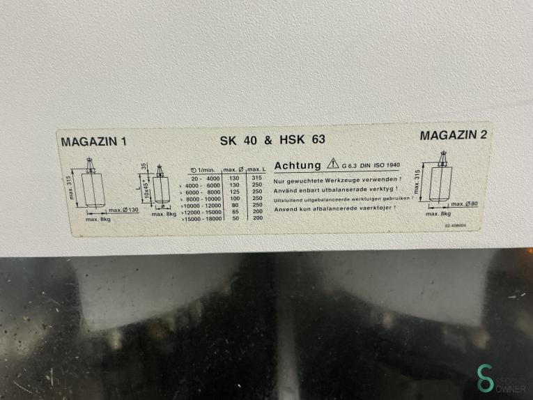 Deckel MAHO DMU 60T MET10.058 65 17511