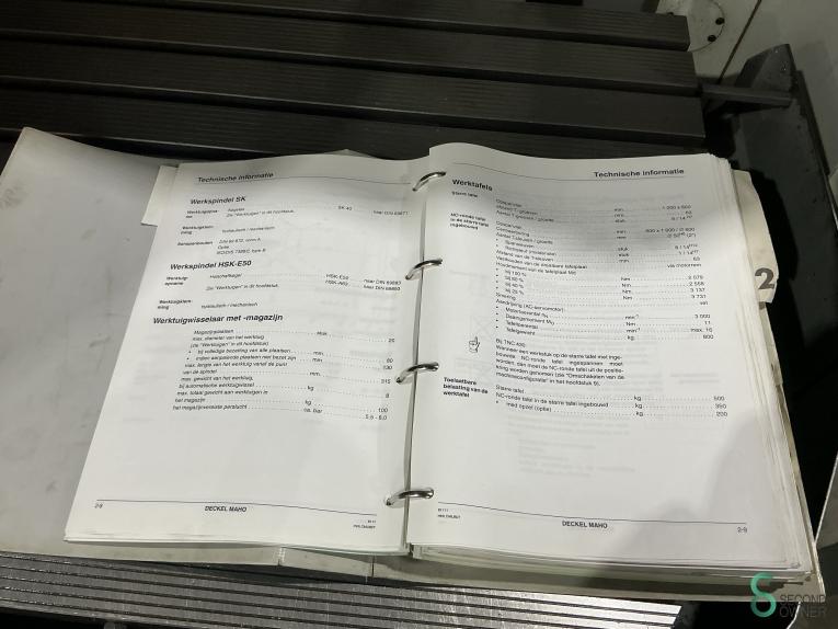 Deckel MAHO DMU 60T MET10.058 70 17511