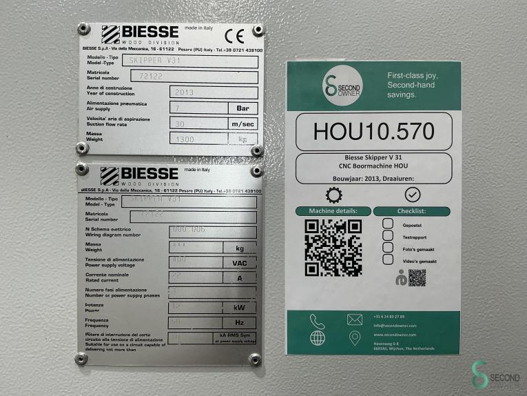 Biesse Skipper V 31 HOU10.570 82 18142