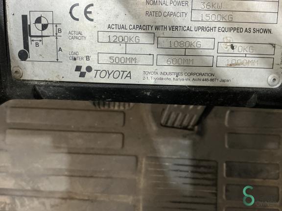 Toyota 02-7 FDF 15 WKH9.375 10 16674