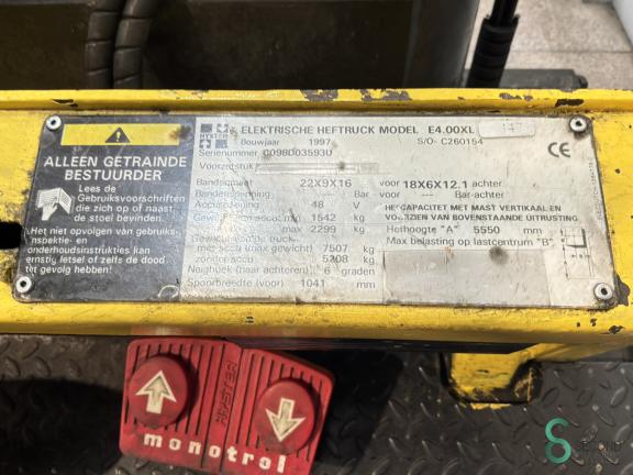Hyster E 4.00 XL WKH10.877 9 18532