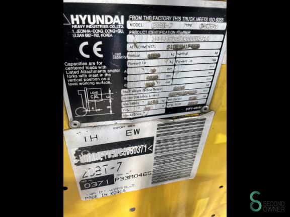Hyundai 20BT7 AC WKH11.607 10 19542