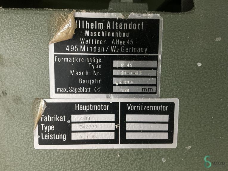 Altendorf F45 HOU11.004 95 18780