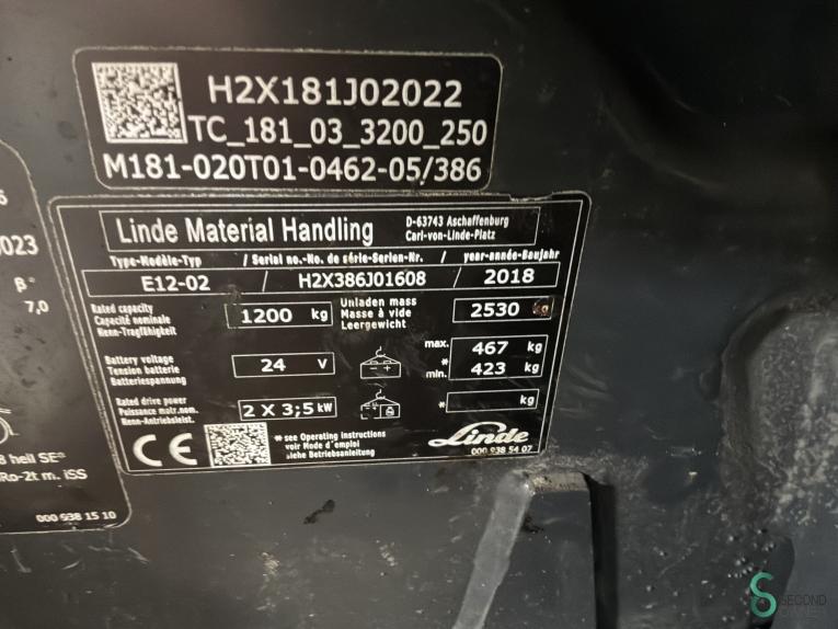 Linde E12-02 WKH11.390 46 19242