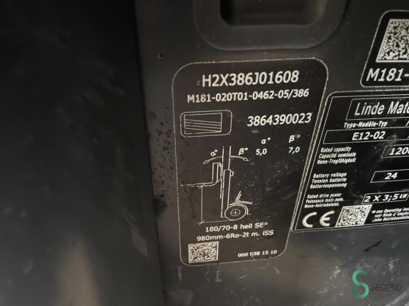 Linde E12-02 WKH11.390 15 19242