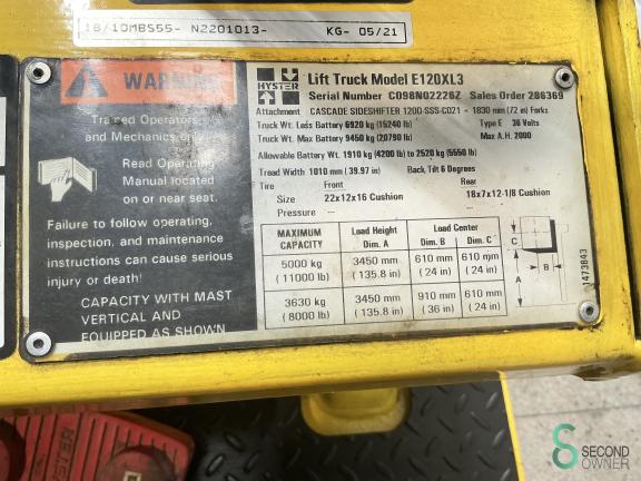 Hyster E 5.50 XL WKH10.185 15 17669