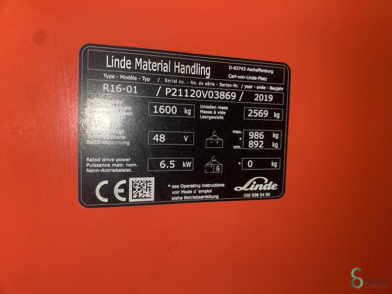 Linde R16 WKH9.027 41 16289