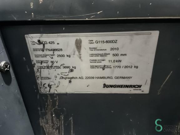 Jungheinrich EFG 425 WKH12.307 10 20451