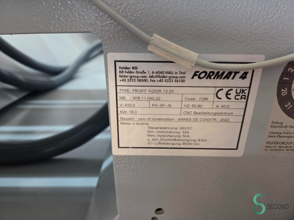 Felder Profit H200 HOU7.656 6 14337