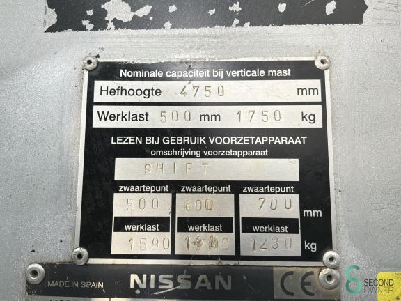 Nissan G 1 N 1 L 20 Q WKH11.730 14 19696