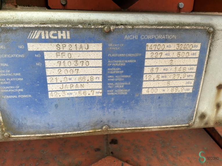 Aichi SP21AJ BOU11.767 40 19752