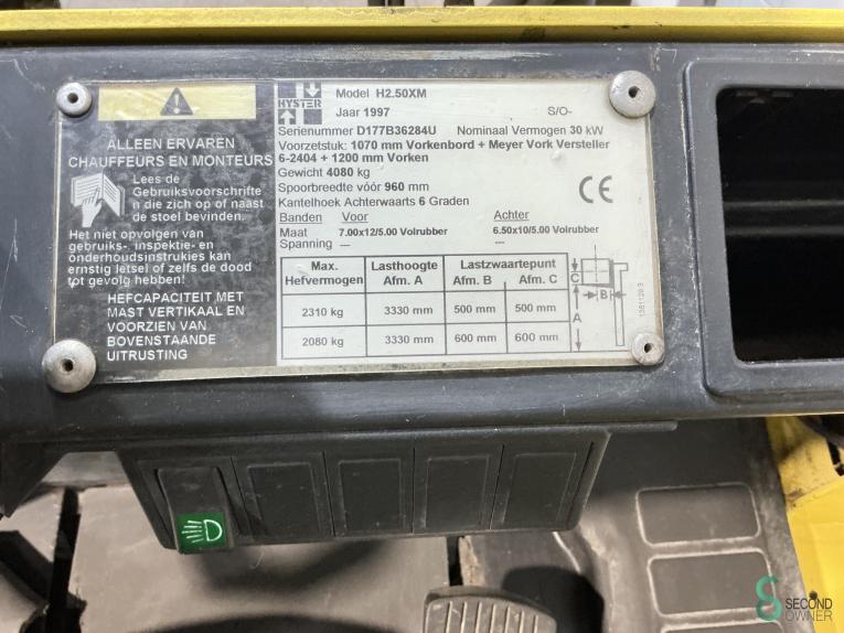 Hyster H 2.50 XM WKH10.481 44 18032